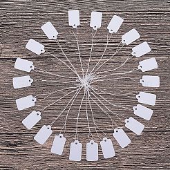 Белые прямоугольники ювелирные ценники&nbsp;TOOL-C003-02