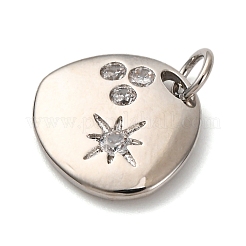 Латунные микро проложить кубического циркония подвески&nbsp;KK-P308-56P