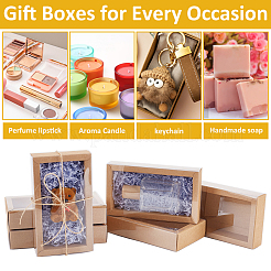 Прямоугольные ящики из крафт-бумаги&nbsp;CON-WH0089-119C