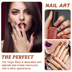 18 шт. 6-х цветные эмалевые кабошоны из цинкового сплава&nbsp;MRMJ-AR0001-15