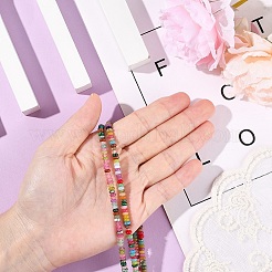 1 нить бусин из натуральных и синтетических камней&nbsp;G-YW0002-33