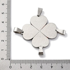 201 нержавеющая сталь со стеклянными подвесками-соединителями&nbsp;STAS-Q342-09P