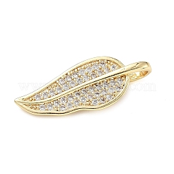 Латунные микро проложить кубического циркония подвески&nbsp;ZIRC-I356-21G