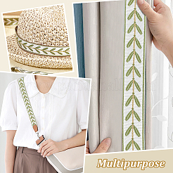 Жаккардовая полиэфирная лента длиной 12 м.&nbsp;OCOR-OC0001-46D