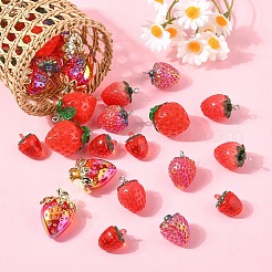 Комплекты подвесок в виде клубники&nbsp;DIY-YW0016-23