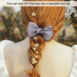 Ahademaker 12 шт. 6 цвета бантом ручной работы из органзы&nbsp;DIY-GA0004-84