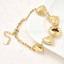 Браслеты из нержавеющей стали 304&nbsp;BJEW-P368-03G