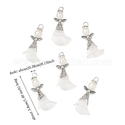 50 шт. подвески из искусственного жемчуга и акрила из АБС-пластика&nbsp;PALLOY-JF03910