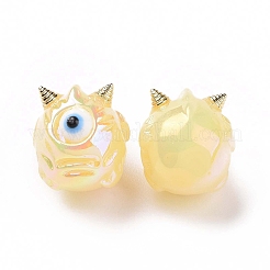 УФ-покрытие радужными переливающимися акриловыми бусинами&nbsp;OACR-A018-03B