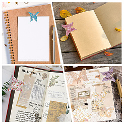 4шт. 4-х цветный литой зажим для книг&nbsp;AJEW-cp0009-10