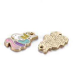 Подвески из эмали и сплава&nbsp;ENAM-N055-012B-NR