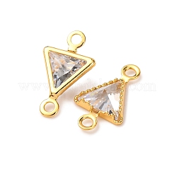 Латунные подвески из прозрачного кубического циркония&nbsp;KK-Z121-06G-08