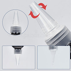 12 шт. 3-цветные пластиковые флаконы для дозирования клея из полипропилена AJEW-GO0001-27