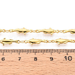 Латунные цепочки с рыбками в морском стиле&nbsp;CHC-T017-01C