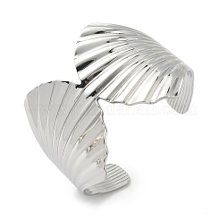 Браслеты-манжеты из нержавеющей стали 304 для женщин&nbsp;BJEW-G750-01P