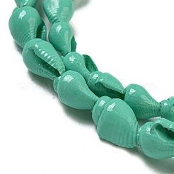 Нити натуральных спиральных бусин из ракушек&nbsp;BSHE-G039-08B