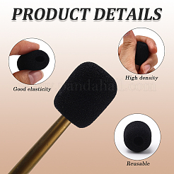 30шт. 5-х цветный губчатый чехол для микрофона&nbsp;AJEW-CN0004-90A