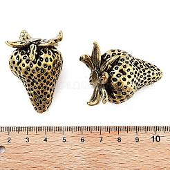 Латунные фигурки клубники&nbsp;DJEW-Z008-04AB