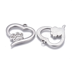 Кабошоны для подвесок из нержавеющей стали 304 для эмали&nbsp;X-STAS-F249-46P