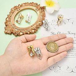 6 шт. 6-х цветные броши из сплава зубьев со стразами для одежды рюкзака&nbsp;JEWB-CJ0001-86