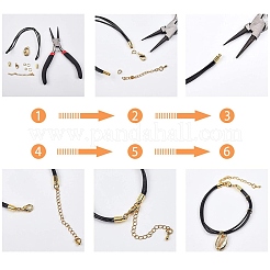 201 наконечники для шнура из нержавеющей стали&nbsp;STAS-L233-068D-G