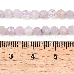 Природные кунцит бисер нитей&nbsp;G-P612-C-4mm-01