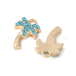 Подвески из сплава аквамарина со стразами&nbsp;PALLOY-E775-19G