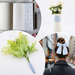 5 ярд полиэстеровых цветочных кружевных лент с пайетками&nbsp;OCOR-GF0005-24E