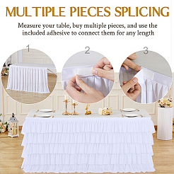 Юбка для стола из ткани&nbsp;AJEW-WH20070-168A