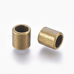 Сплавочные овальные бусины тибетского стиля &nbsp;TIBEP-A101917-AB-LF