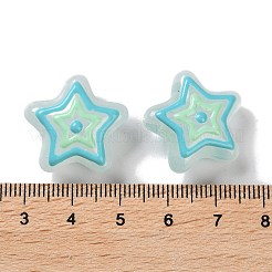 Стеклянные бусины из имитации нефрита&nbsp;GLAA-L047-05B