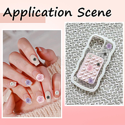 Кабошоны из прозрачной смолы&nbsp;CRES-SP0001-12