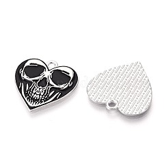 Подвески из сплава и эмали на тему Хэллоуина&nbsp;ENAM-T021-30G-01