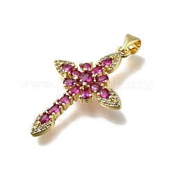 Латунные микро проложить кубического циркония подвески&nbsp;KK-C090-39G