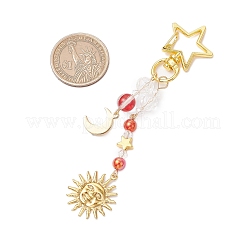 Гальванизированные стеклянные бусины с латунными бусинами подвески из латуни с покрытием и 201 подвеска из нержавеющей стали непрозрачные акриловые бусины украшения&nbsp;HJEW-JM03030