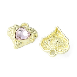 Стеклянные подвески из сплава с покрытием стойки&nbsp;FIND-YW0001-91A