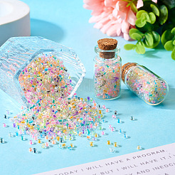 10 пакетик стеклянных круглых бусин&nbsp;GLAA-TA0001-85