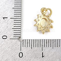 Латунные микро проложить кубического циркония подвески&nbsp;LS-KK-Z123-24G-05