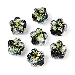 Нити из фольгированных бусин лэмпворк ручной работы&nbsp;FOIL-T008-06C