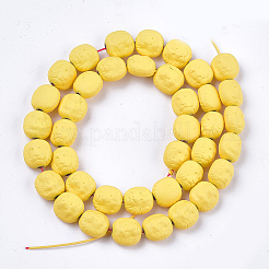 Окрашенного распылением немагнитных синтетических нитей гематита бусы&nbsp;G-T116-29-24