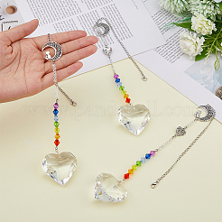 Стекло подвесные украшения&nbsp;HJEW-FH00032