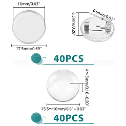 Набор для изготовления броши-пустышки&nbsp;DIY-UN0005-11B