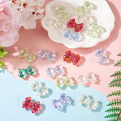 20шт УФ-покрытие прозрачные акриловые бусины&nbsp;MACR-TA0002-36