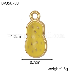 Подвески из нержавеющей стали 304 с эмалью&nbsp;STAS-OY011-01G