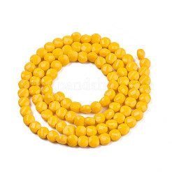 Непрозрачные сплошные цветные стеклянные бусины&nbsp;GLAA-N052-06-A04