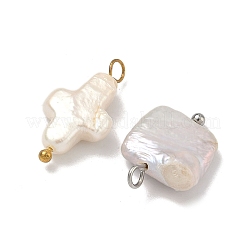 Наборы для изготовления подвесок из натурального жемчуга и ракушек&nbsp;SSHEL-XCP0001-14