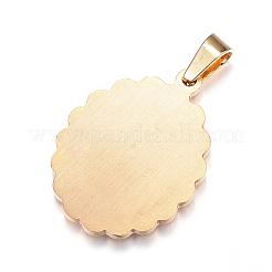 Подвески из нержавеющей стали 304 «Леди Гваделупская»&nbsp;STAS-G102-66G