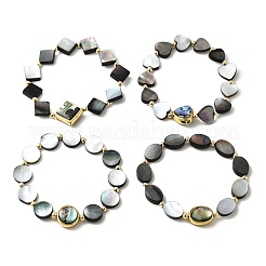 Браслеты из ракушек-абалонов&nbsp;BJEW-D315-03G