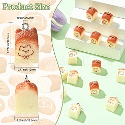 20шт 2 цвета подвески из смолы&nbsp;FIND-CJ0005-02