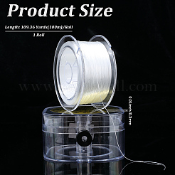 1 рулон кристально чистой эластичной нити&nbsp;EW-PA0001-02A